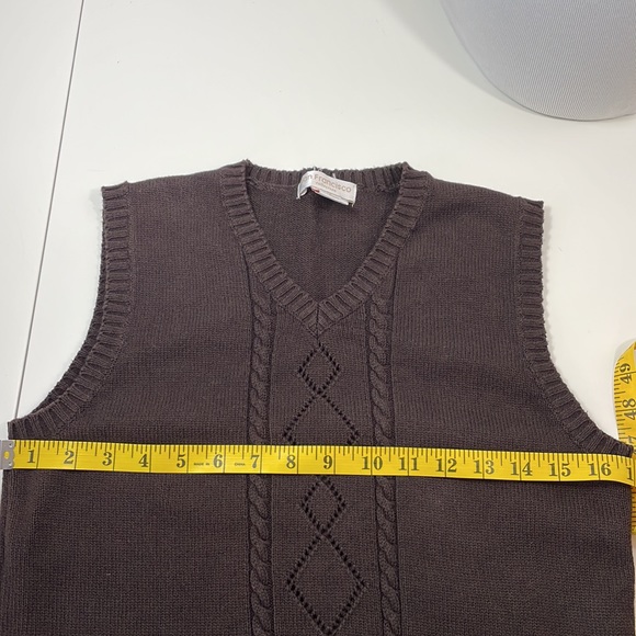 VINTAGE San Francisco Sleeveless sweater , Small - Picture 8 of 9